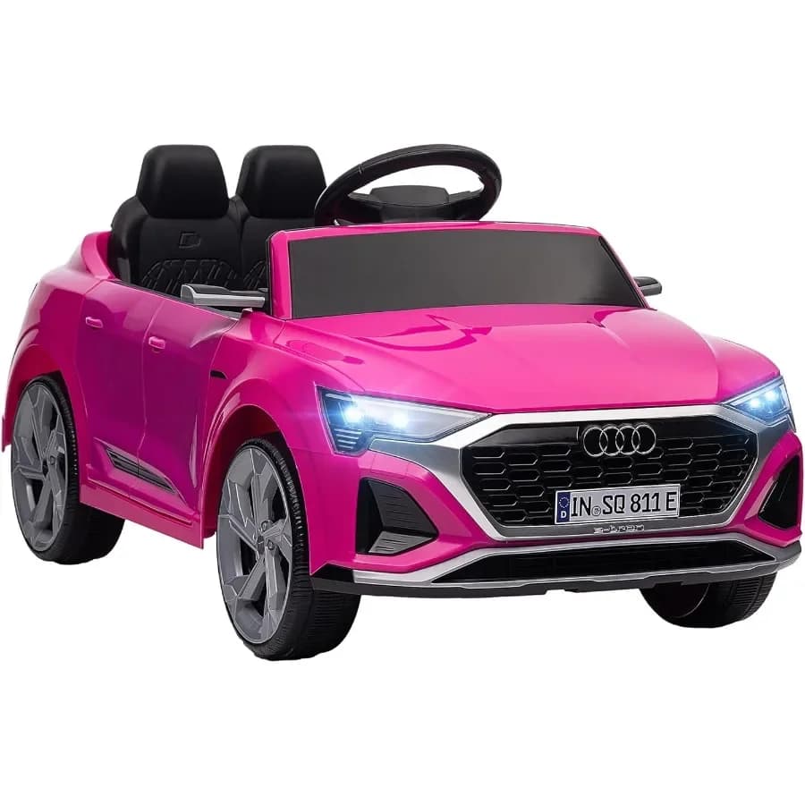 Audi Q8 e-tron Sportback Licensed 12V Ride on Car Battery Powered Electric Car with Remote Control 4 Spring Suspension Wheels S