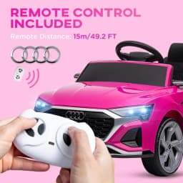 Audi Q8 e-tron Sportback Licensed 12V Ride on Car Battery Powered Electric Car with Remote Control 4 Spring Suspension Wheels S