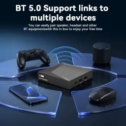 We2uSat K3 Pro+ 6K HDR Android10 TV Box H.265 10bit Build in WiFi-6 2.4GHz/5GHz+BT 5.0,4GB+32GB Comparison With Vseebox V5 Pro
