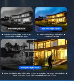 4G LTE Solar Security Camera Outdoor No WiFi, 2K Cellular Wireless Camera with SIM Card, Solar Powered, 360° Live View, Color Night Vision, PIR Motion Alerts, Two-Way Audio, 32GB SD Card Included