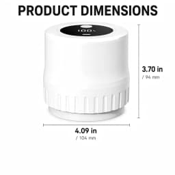 Portable Electric Vacuum Sealer Powerful Air Extraction LED Power Display USB Charging Compatible with Wide-mouth/Regular-mouth Mason Jars