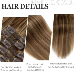 12“-24" Clip Hair Extension Human Hairpiece Nature Straight Machine Remy Hair Full Head 7pcs/set 100g-120g Hair Easy To Wear