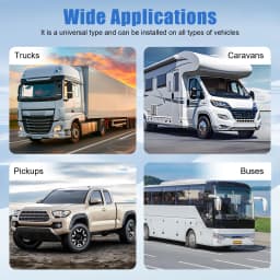 Truck Air Conditioner Evaporator, 12V Underdash AC Evaporator Unit, Truck Mounted Air Conditioner - 32 Aluminum Tubes, 3640 Kcal/h, 80W All-Copper Motor, 680 m³/h Max Airflow, 3-Speed Fan, Adjustable 37.4-46.4℉, for Truck RV Van