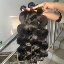 Virgin Raw Loose Deep Wave Human Hair Bundles Deal Jerry Curly Hair Bundles Brazilian Wet and Wavy Hair Weave Hir Extensions 18A