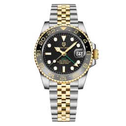 PAGANI DESIGN New 1662 Men Watch GMT Mechanical Wristwatch 40mm Automatic Watch for Men's Stainless Steel Waterproof Watches Man