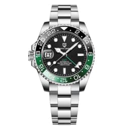 PAGANI DESIGN New 1662 Men Watch GMT Mechanical Wristwatch 40mm Automatic Watch for Men's Stainless Steel Waterproof Watches Man