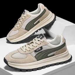New Casual Sneakers Men Sports Shoes Autumn Fashionable British Style Soft Sneakers Trendy Running Shoes Vintage Versatile Casual Thick