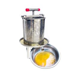 Premium Stainless Steel Honey Press - Manual Beekeeping Tool For Easy Honey & Wax Extraction, No Batteries Required