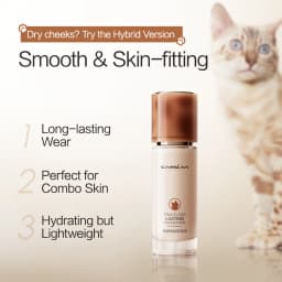 CARSLAN Liquid Foundation Concealer Matte Moisturizing Oil Control Long-lasting Full Coverage Whitening Face Base Makeup
