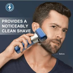 Hatteker 5-Blade Beard Clipper for Man Professional Foil Shaver Waterproof Electric Razor with LED Display USB Rechargeable