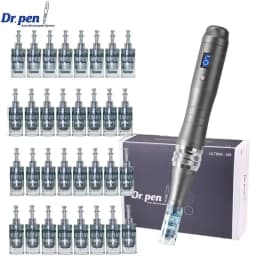 Dermapen Ultima M8 With 32 Cartridge Wireless Derma Microneedle Pen Skincare Kit MTS Treatment Professionals Use Beauty Machine