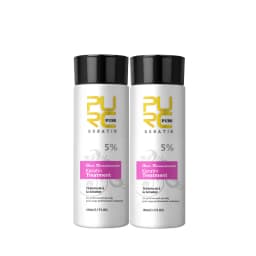 PURC 2 Pcs Keratin For Hair Straightening 0% 5% 8% 12% Formaldehyde Brazilian Keratin Hair Treatment Smoothing Hair Care