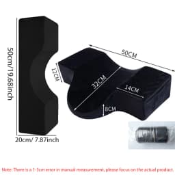 U-shaped Eyelash Extension Pillow Curved Memory Foam Bed Pillow Ergonomic Headrest With Neck Support For Beauty Salon Tools