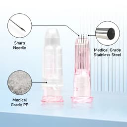 Crystal Multi needle Sterile Nano Soft 4PINS 34G Microneedle 1.0/1.2/1.5 Individual Package Beauty Filler Tools