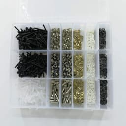 1500pcs/lot Hair Scissor Parts Scissors Repair Kits Accessories Including Bumpers/Finger Rests/Washer
