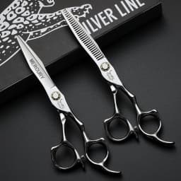 Professional Hairdresser Scissors 6.0 Inch with Roller Bearing Hair Cutting Shears for Stylists