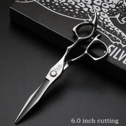 Professional Hairdresser Scissors 6.0 Inch with Roller Bearing Hair Cutting Shears for Stylists