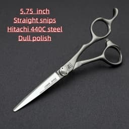 6 inch Professional Barber Scissors,High Quality Japanese 440C Steel Hairdressing Scissors,Sharp and Durable Hair Cutting Tools,