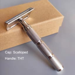 Dscosmetic T7 316L Stainless Steel Double Edge Safety Razor