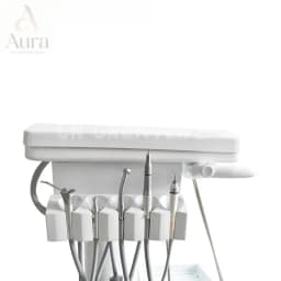 Portable Dental Turbine Unit 550W with 2/4 Holes Silent Oil-Free Air Compressor Handpiece for Mobile Dental Practice