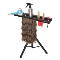 Barber Adjustable Braiding Stylists Hair Rack Hair Racks Double Sided Standing Hair Stand Extension Holder Braiders Makeup Tools