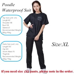 S/M/L/XL/3XL Pet Groomer Waterproof Uniform Suit Cut Pet Hair Breathable Soft Pet Beautician Overalls Set Pro Groomer Robe G0708