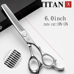 Titan Professional Hair Scissors Thinning Cutting Barber Hair Shears Scissor Hairdressing Scissors 5.0/5.5/6.0/6.5inch 440C