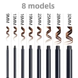 Best Seller Rotating Curling Iron Large Curl Makeup Artist Electric Curling Rod Barbershop Buckle Long-lasting Hold Without Dama
