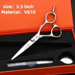 Hairdressing Scissors Professional Barber Scissors 6.0 Inch Scissors VG10 Material Professional Barber Scissors