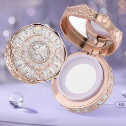 Flower Knows Knight Unicorn Collection Cloud Loose Setting Powder - Translucent Soft Matte Finish Long-Lasting Makeup Product
