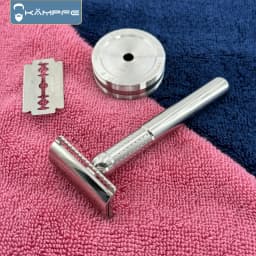 KAMPFE TC4 Titanium Double Comb Safety Razor CNC Precision Machining Boyfriend Gift shaving machine men