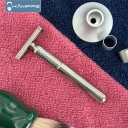 KAMPFE TC4 Titanium Double Comb Safety Razor CNC Precision Machining Boyfriend Gift shaving machine men