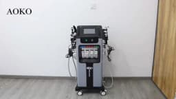 AOKO New10IN 1 Hydro Dermabrasion Aqua Peeling Ultrasound Facial Care Oxygen Injection Skin Rejuvenation Whiting Beauty Machine