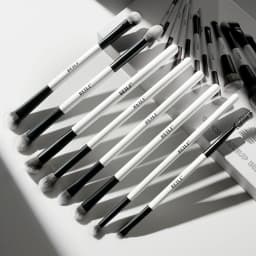 BEILI Dual-ended Makeup Brush Set Professional 12 Pcs Vegan Contour Foundation Powder Eyebrow Bronzer Brushes Cosmetics Kit