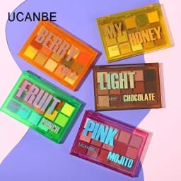 Ucanbe Macaron Eyeshadow Palette Colorful Multi-Color Matte Play Makeup Pink 15 Colors Niche Affordable