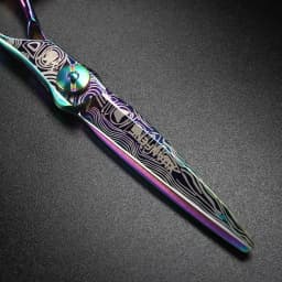 5.5-inch 6-inch 7-inch Hair Scissors, Plum Colored Cutting Scissors, Barber Styling Tool