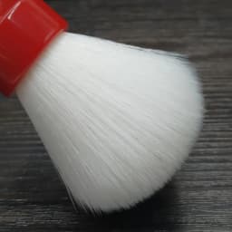 Dscosmetic 26mm Cashmere Synthetic Hair Knots Shaving Brush with Red Resin Handle