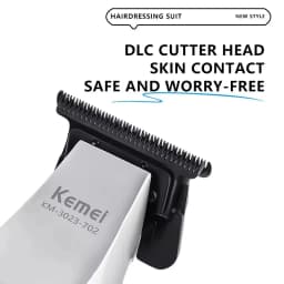 Kemei Hair Trimmer Professional Hair Clipper Electric Haircut Machine Rechargeable Hair Clipper 0 MM Trimmer for Men KM-3023-702
