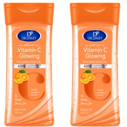 2PCS 200ml DR.DAVEY VITAMIN C Body Oil Body Skin Care Oil Moisturizing Hydrating Care Suitable for All Seasons Body Face Hand