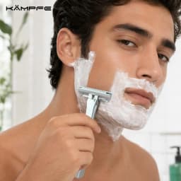 KAMPFE Vintage CNC Aluminum Half DE Blade Razor Single Edge Manual Shaving Classic Metal ShaverSmooth Shave Gift for man