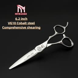 6.2 Inch Professional Hair Cutting Scissors, Japanese VG10 Steel Shears for Hairdressers, High Quality Barber Shop Accessories
