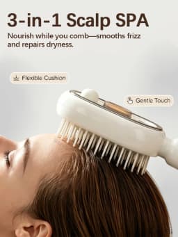 Wet Electrics Hair Brush with Water Spray Rechargeable Steam Hair Straightener for Both Long & Short Hairs anti Frizz Hair Brush