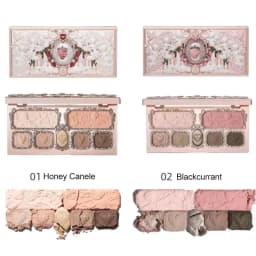 Flower Knows Makeup Swan Ballet Eyeshadow Palette Natural Nude Matte Shimmer Strawberry Cupid Glitter Pigment Eye Shadow Pallete