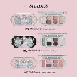 Flower Knows Makeup Swan Ballet Eyeshadow Palette Natural Nude Matte Shimmer Strawberry Cupid Glitter Pigment Eye Shadow Pallete