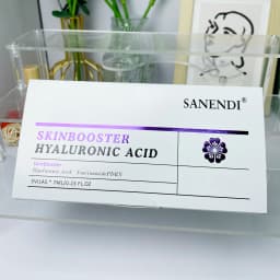 SANENDI Blue Copper Peptide Hyaluronic Acid Serum CICA B5 Face Care HA Korean Skin Care Solution 10Vials Beauty Salon Products