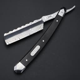 XUANFENG Damascus Steel Folding Razor Hard Steel 110 Layer High Hardness Sharp Straight Razor