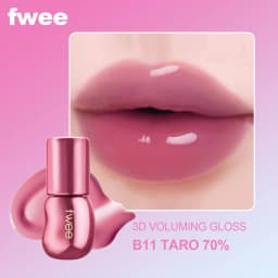 FWEE 3D VOLUMING GLOSS,Lightweight Texture,Crystal Clear&Hydrating,Non-Sticky&Clear,Glossy Film,Korean Cosmetic,Korean Makeup