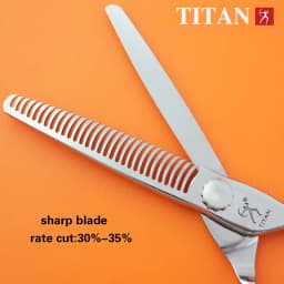 TITAN High-end Barber Scissors Professional Hairdressing Shear Thinning Hair Scissors Hair Thinning