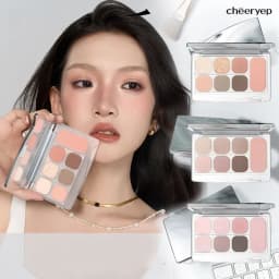 Cheeryep Facial Palette Makeup Eye Highlighter Beauty Powder Blusher Matte Shimmer For Women