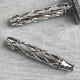 Dscosmetic Spiral Ti Safety Razor Handle for Safety Razor